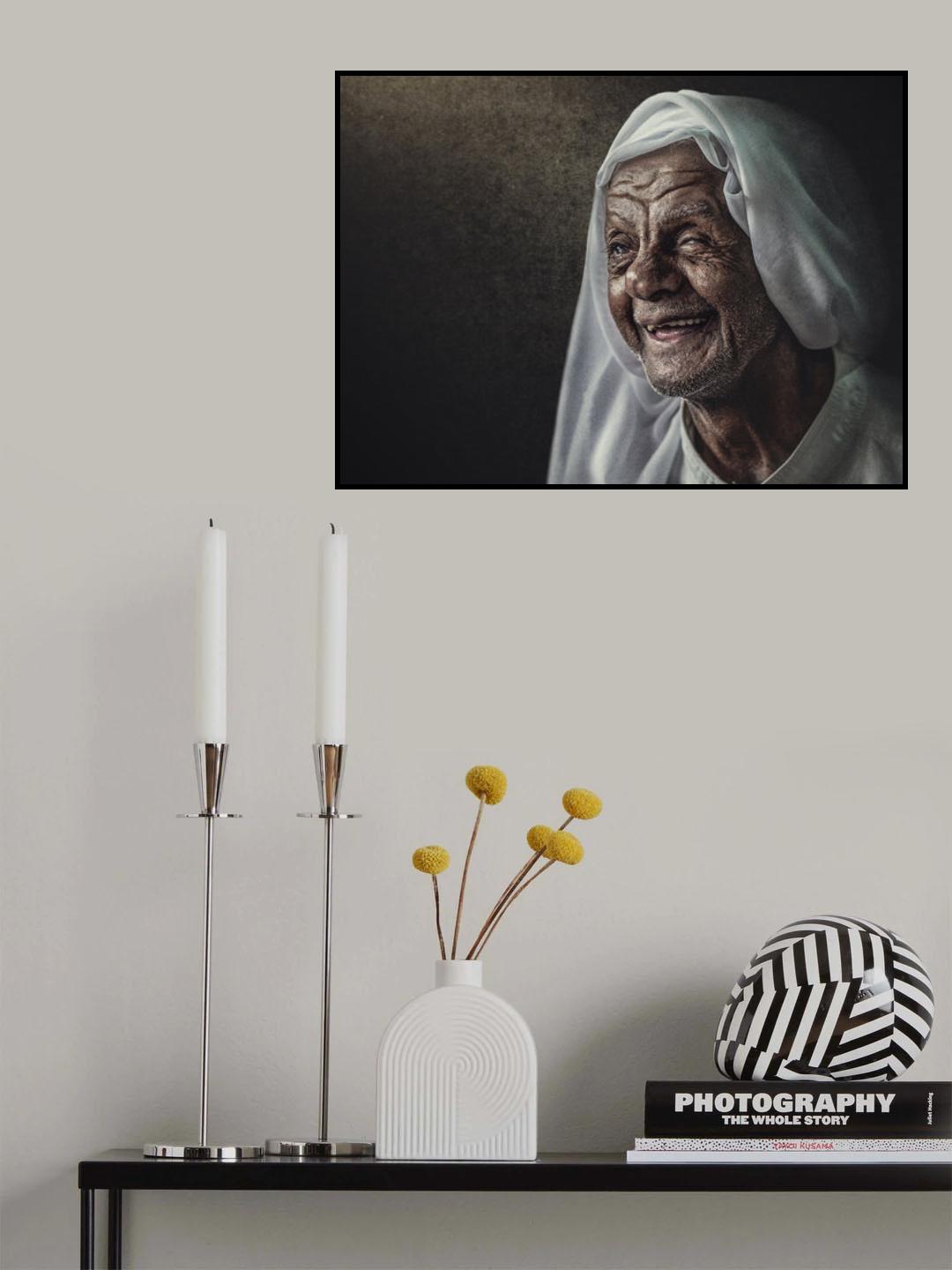 Be Happy Poster och Canvastavla