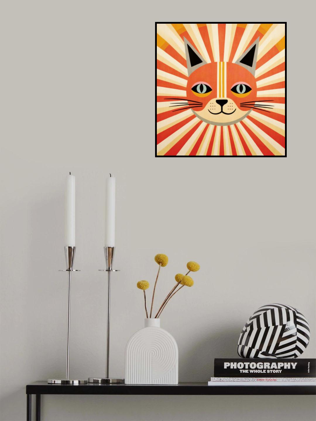 Happy Cat Ii Poster och Canvastavla