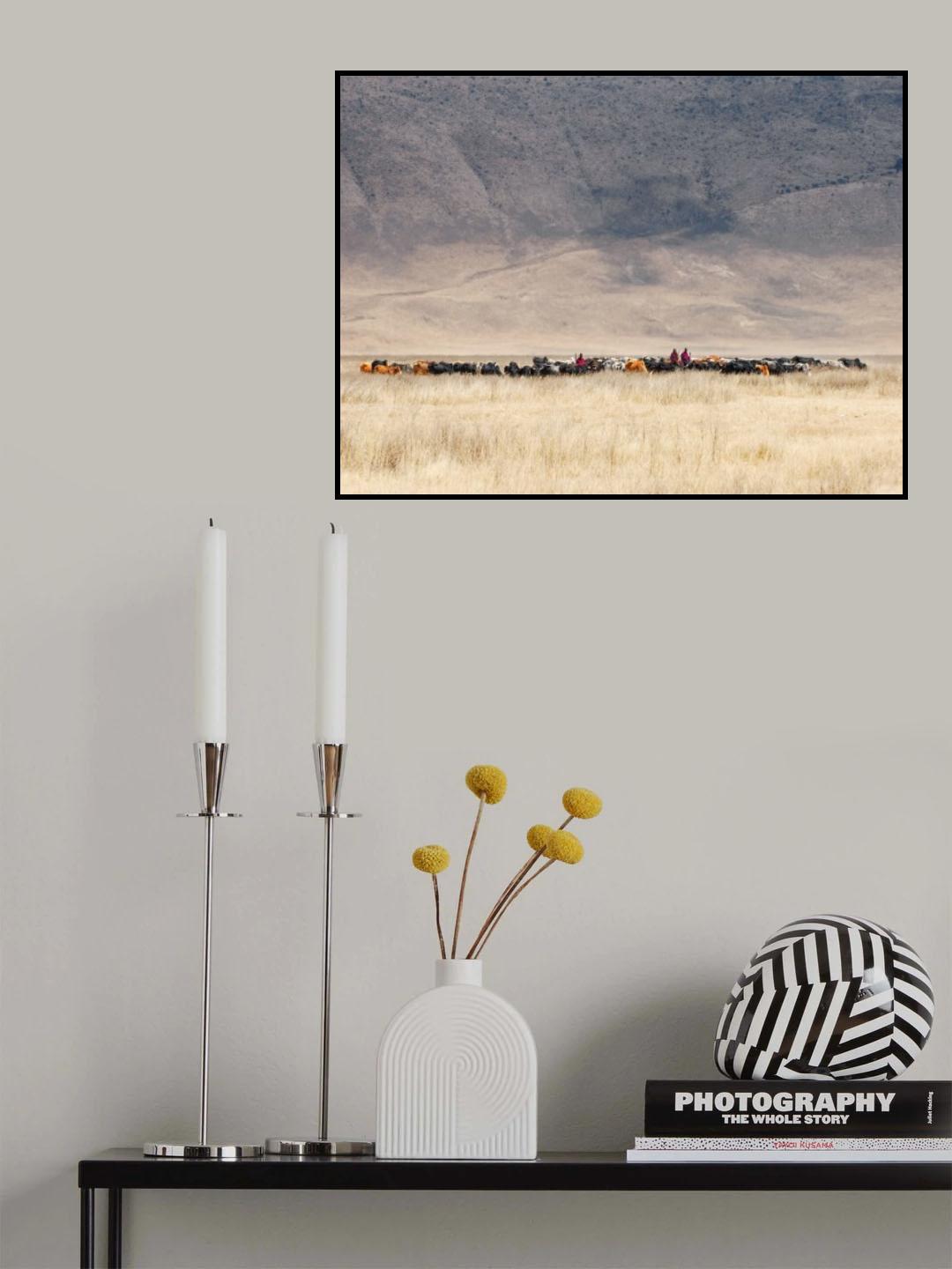 Incredible Maasai Poster och Canvastavla