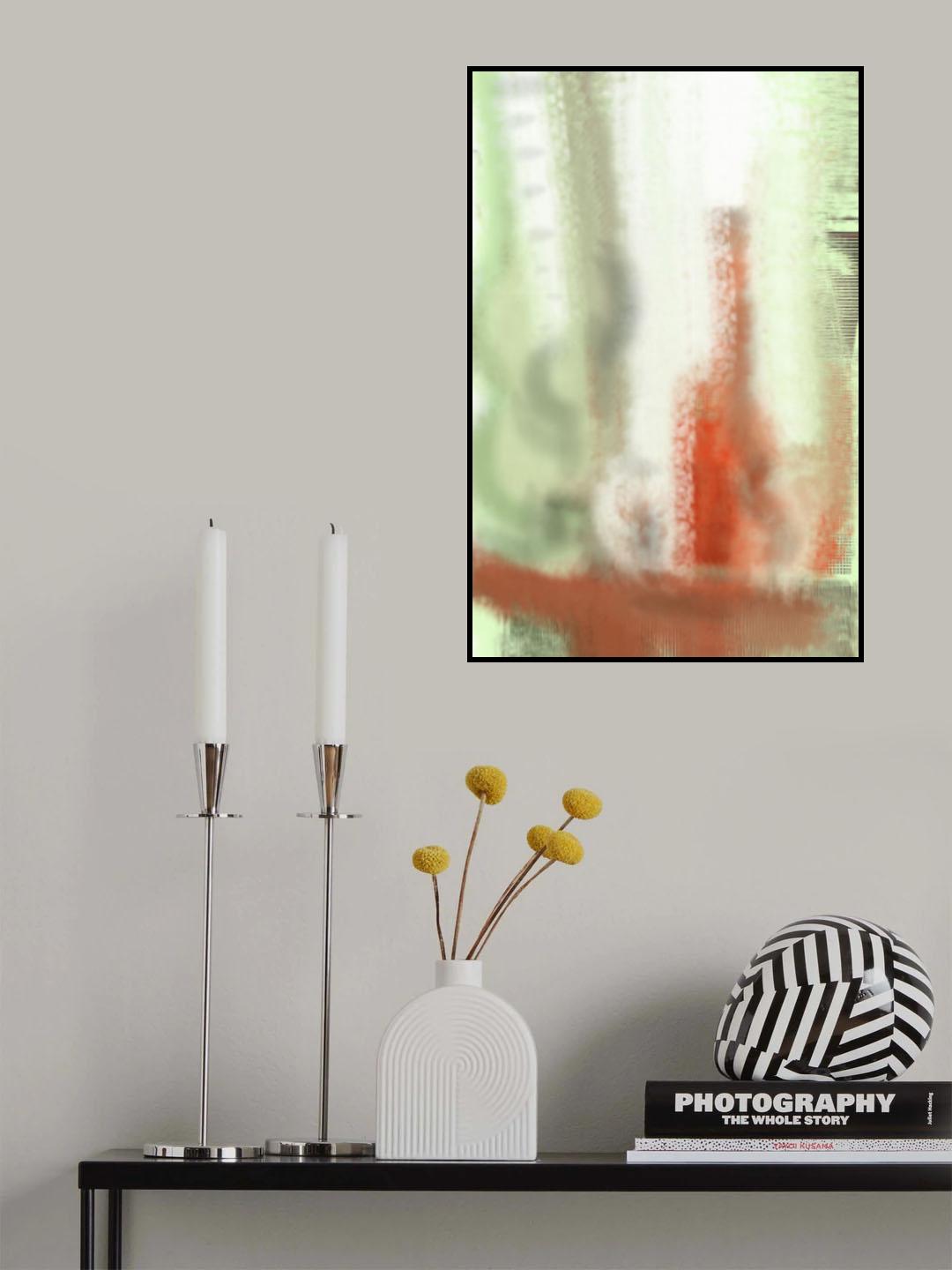 Red Bottle Poster och Canvastavla