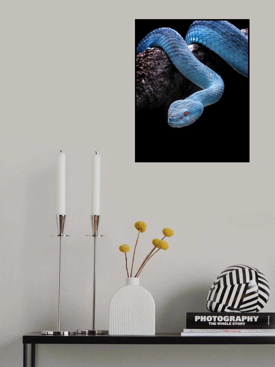 Calm Blue Insularis Poster och Canvastavla