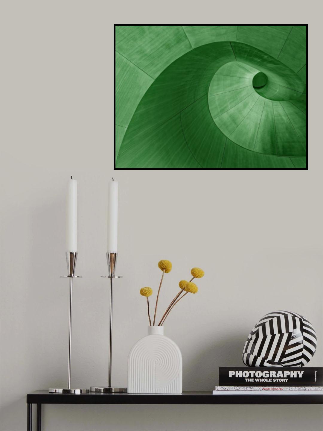 Spiralling Poster och Canvastavla