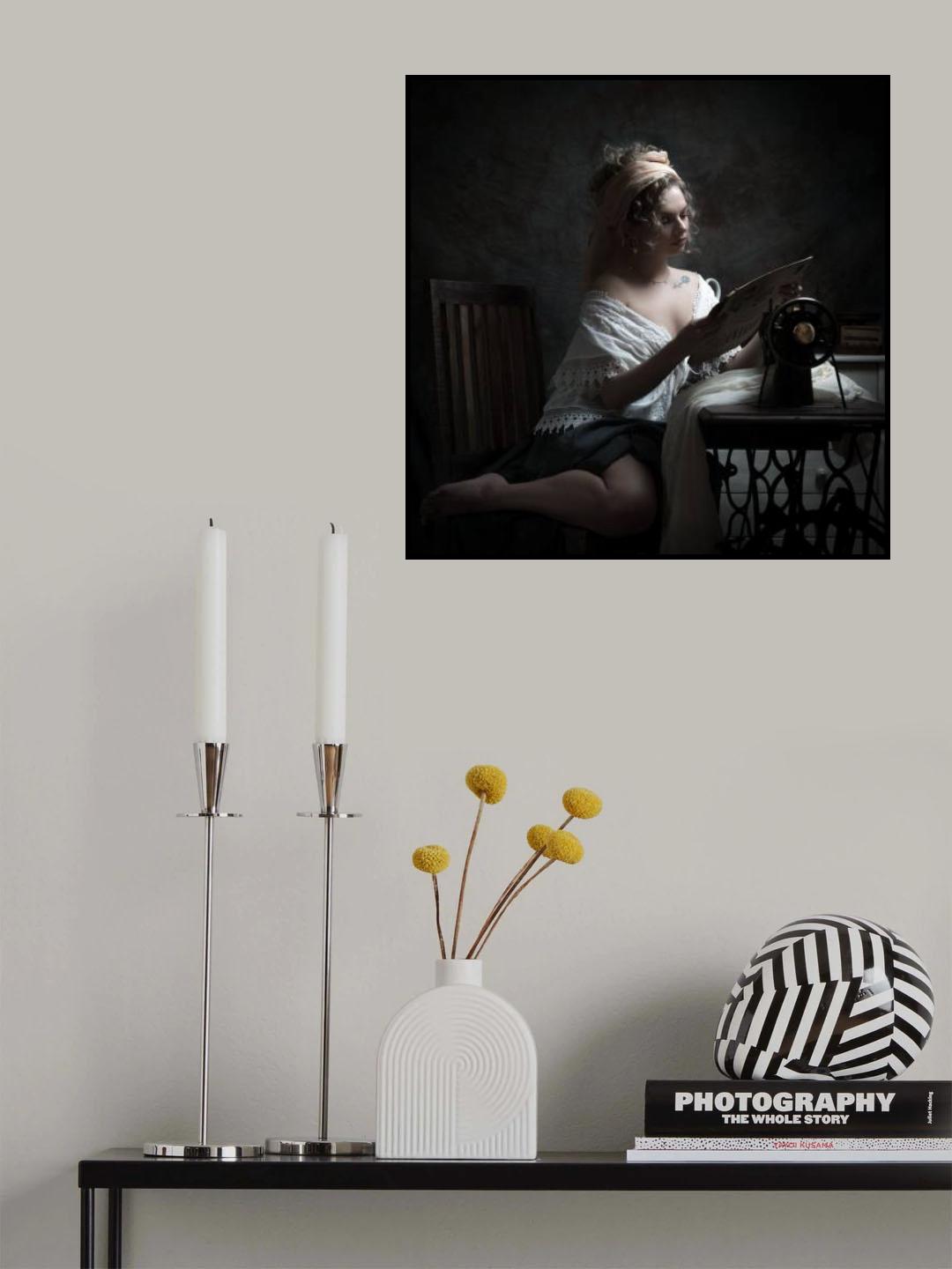 evening and work is done Poster och Canvastavla