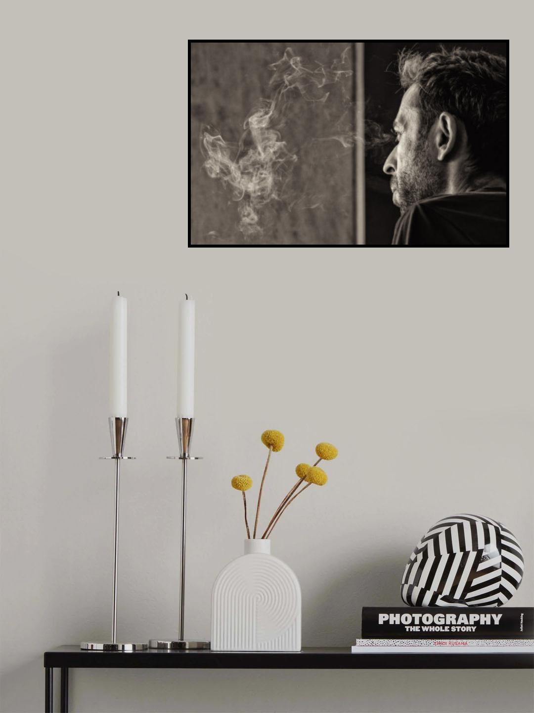 Smoky Thoughts Poster och Canvastavla