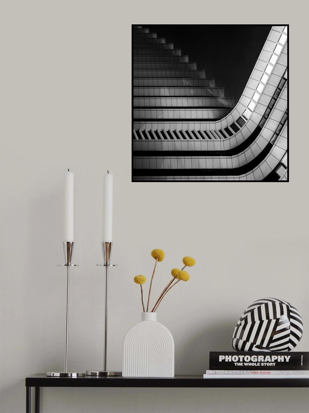 Duo of Light and Lines Poster och Canvastavla