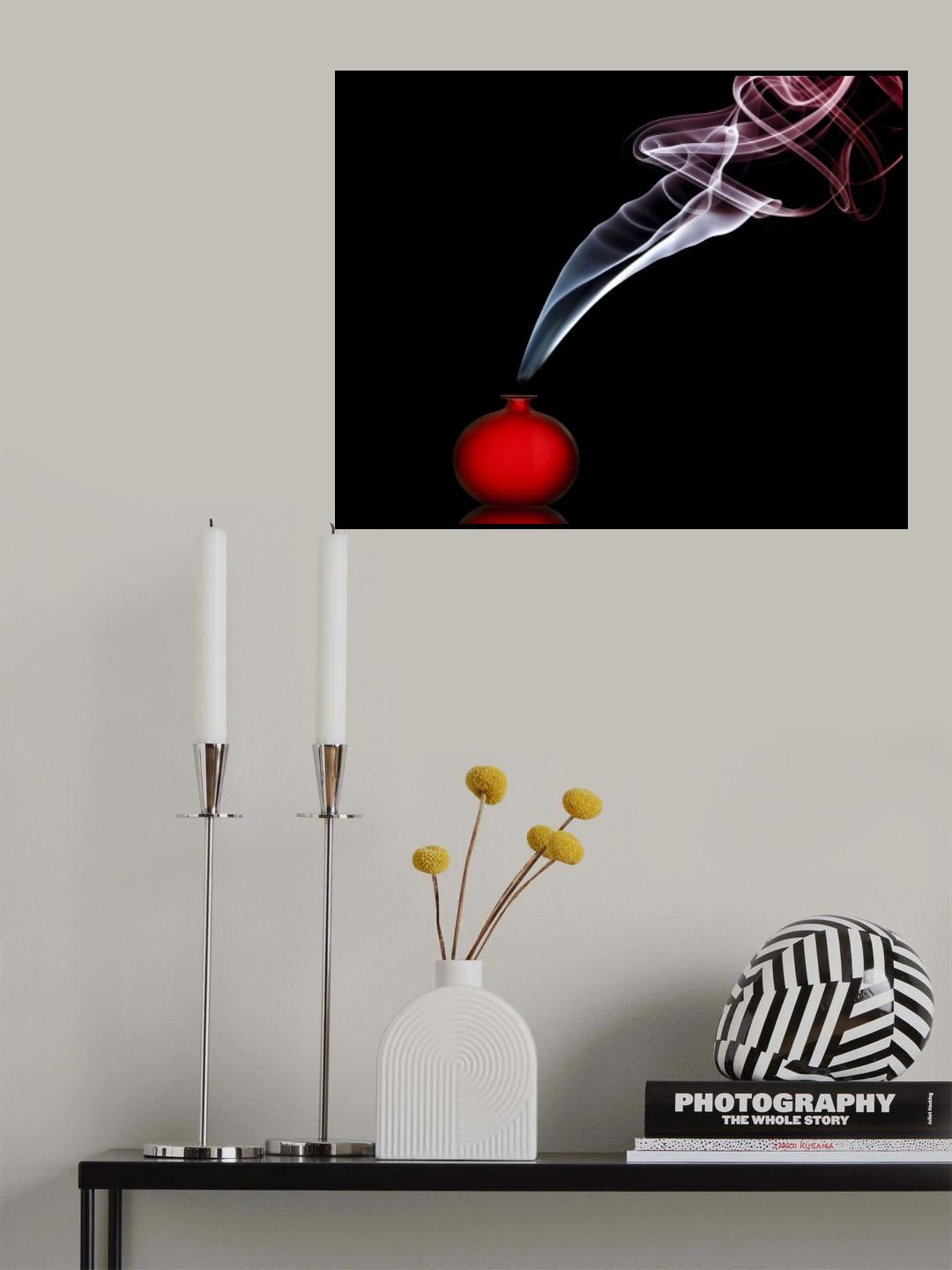 Smokin' in Red Poster och Canvastavla