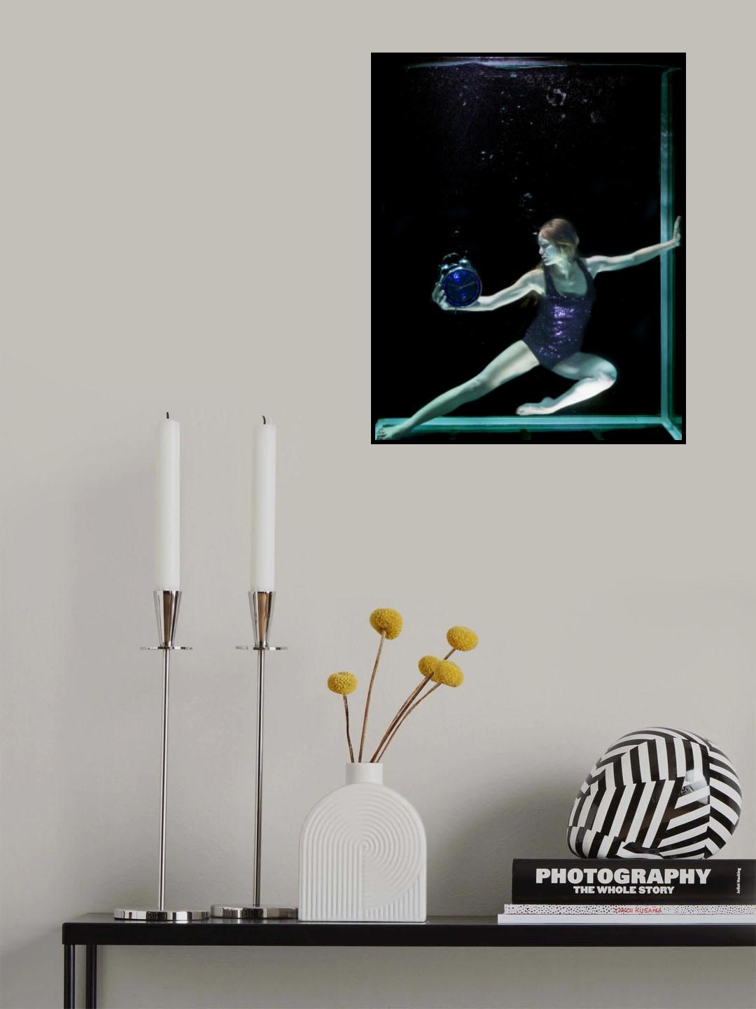 underwater artistic portrait shooting Poster och Canvastavla