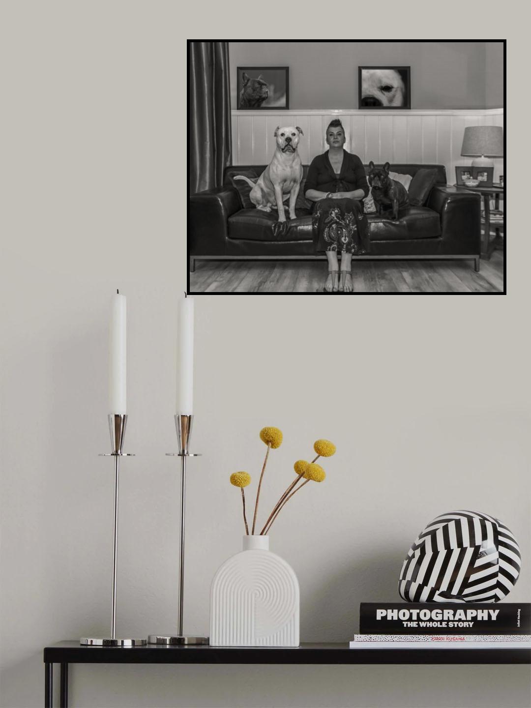 Family portrait Poster och Canvastavla