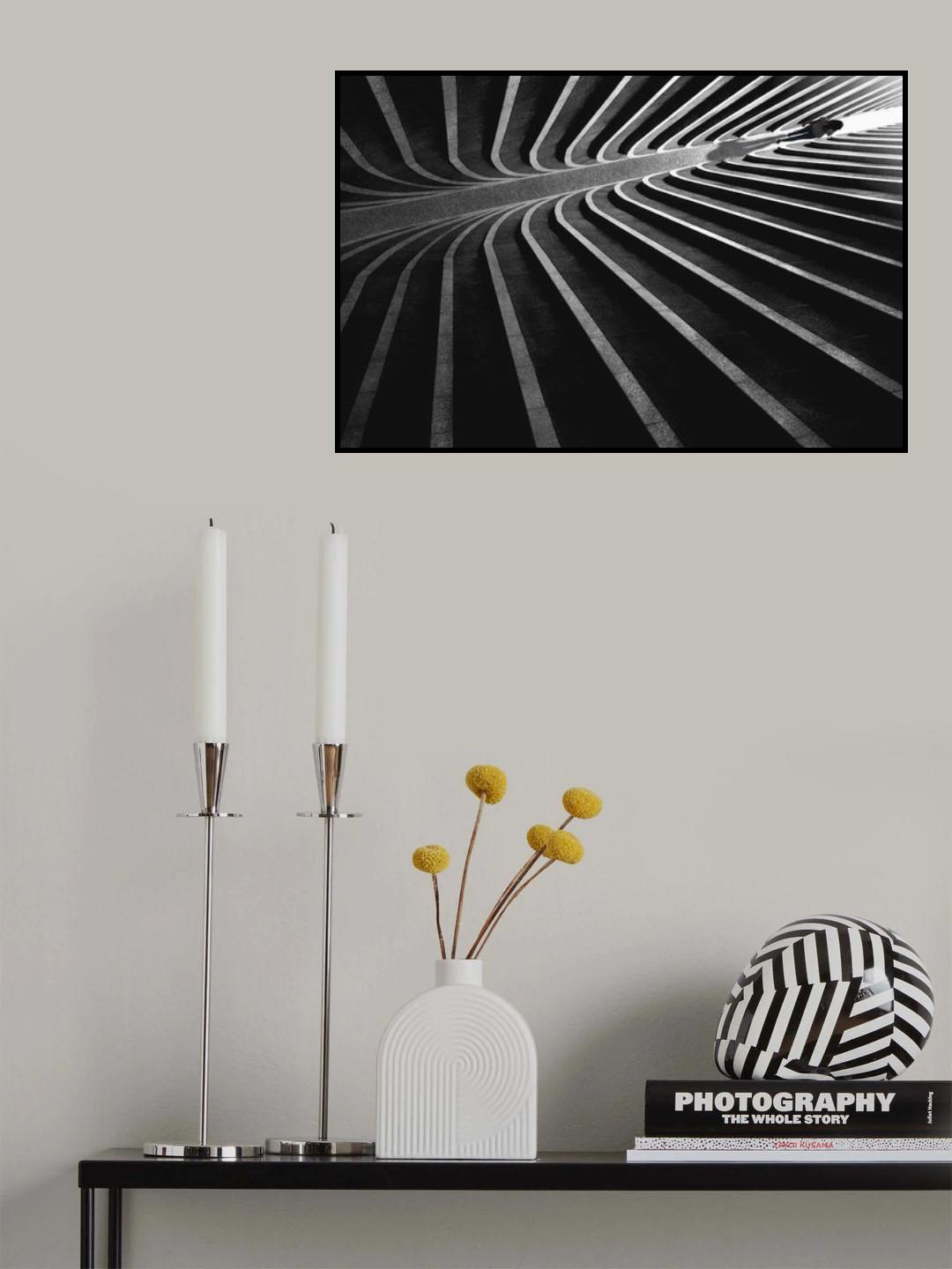 Step up to the light Poster och Canvastavla