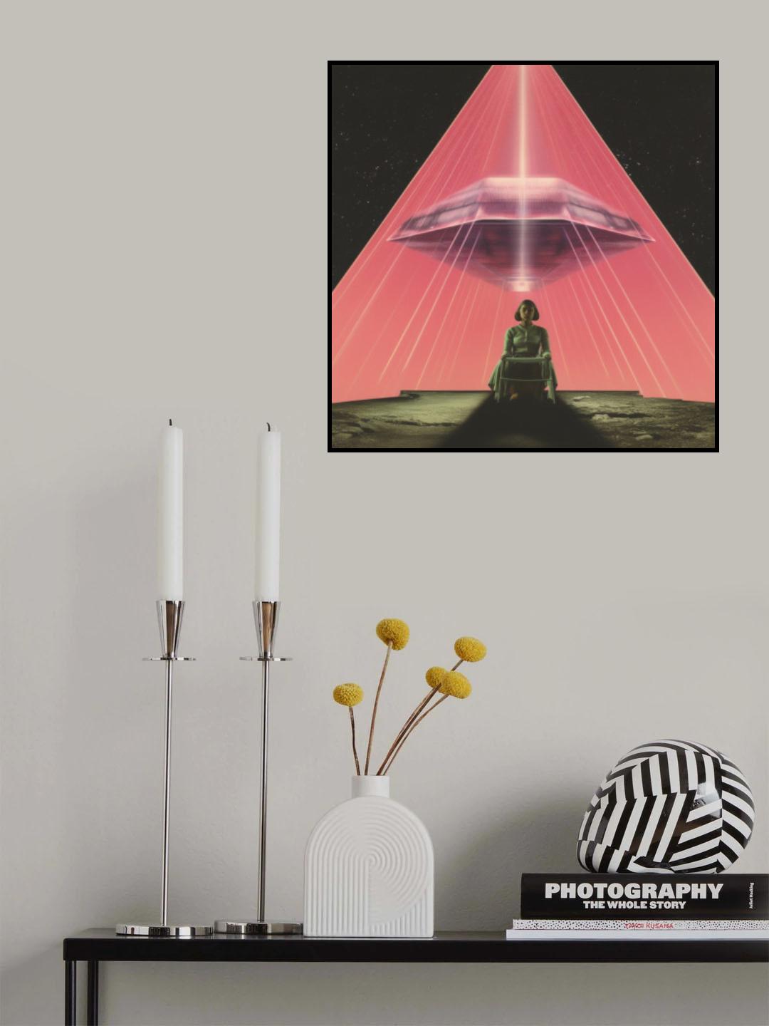Beamed Up Collage Art Poster och Canvastavla