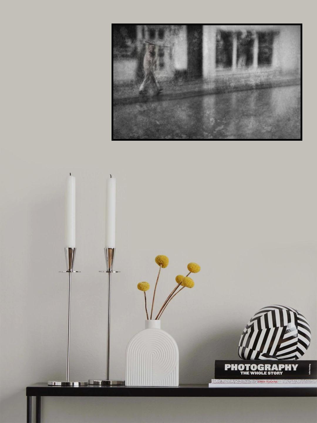 Umbrella to go Poster och Canvastavla