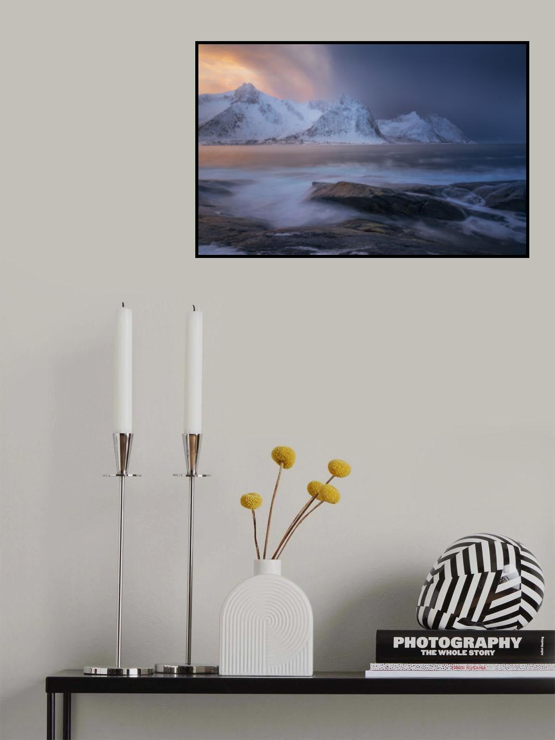 Approaching Snowstorm Poster och Canvastavla