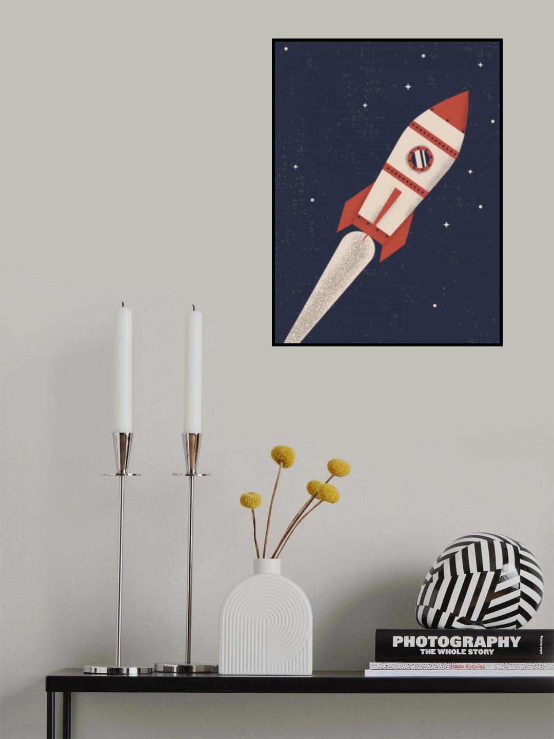 Space Travel Poster och Canvastavla