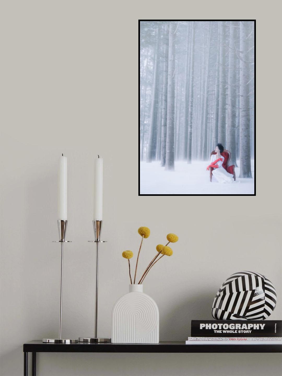 Red chair Poster och Canvastavla