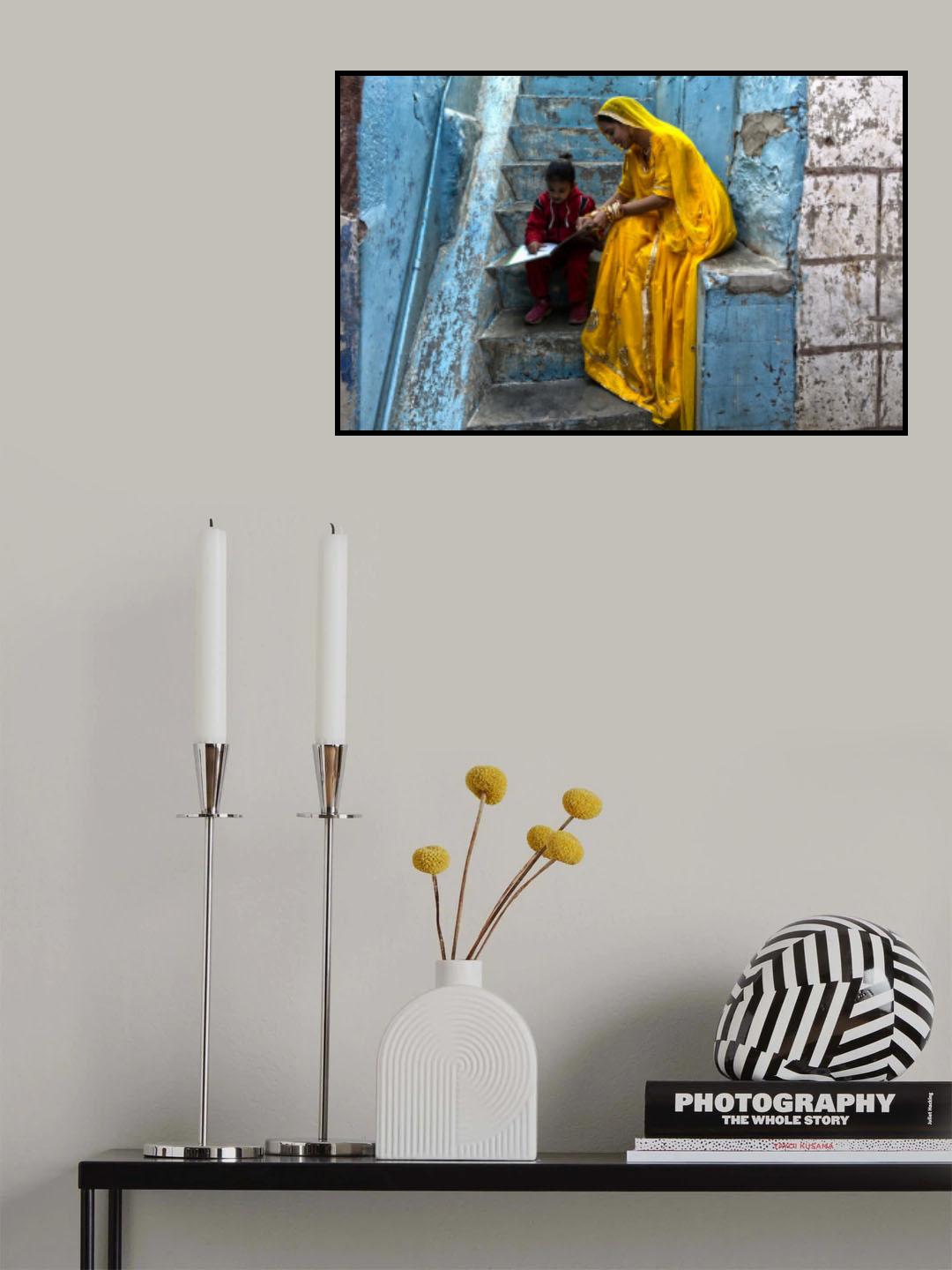 Mother as Teacher Poster och Canvastavla