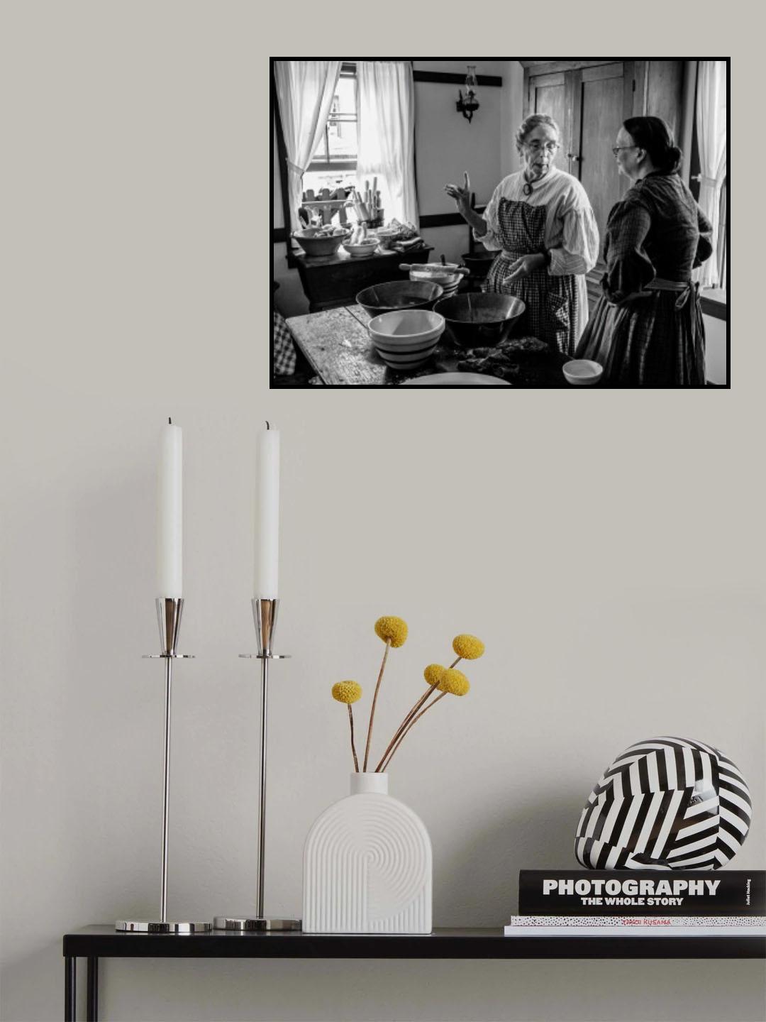 Fixing Dinner, #247 Poster och Canvastavla