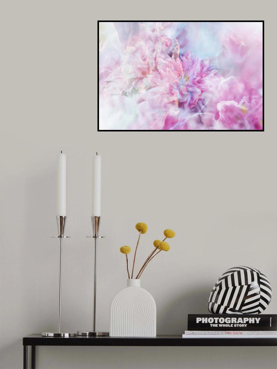 Ombre089flower Poster och Canvastavla