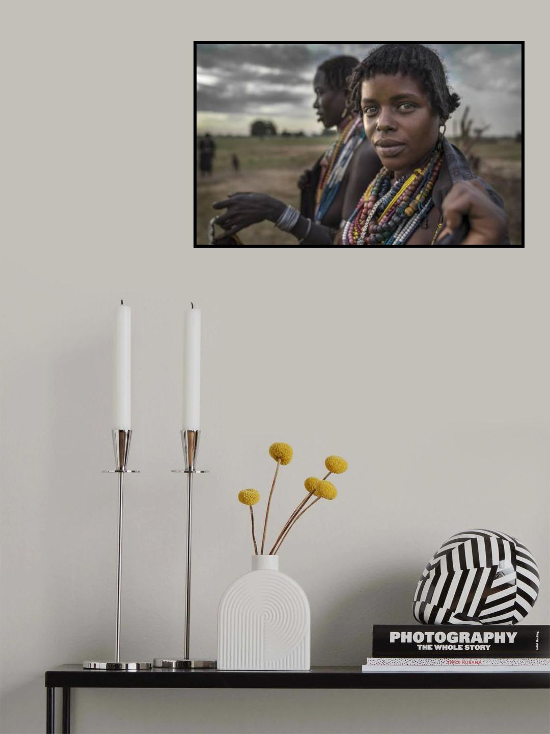 Ethiopian Abore tribes Poster och Canvastavla