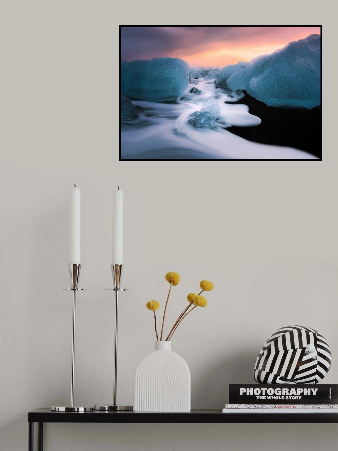 Surfing Diamonds Poster och Canvastavla