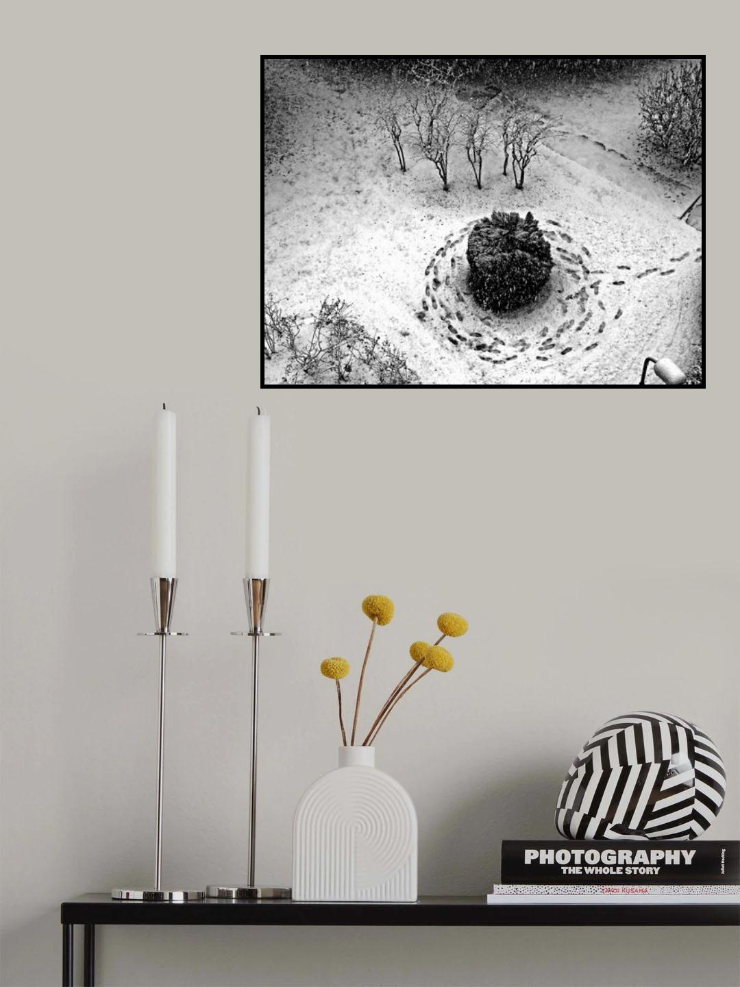 snow Poster och Canvastavla