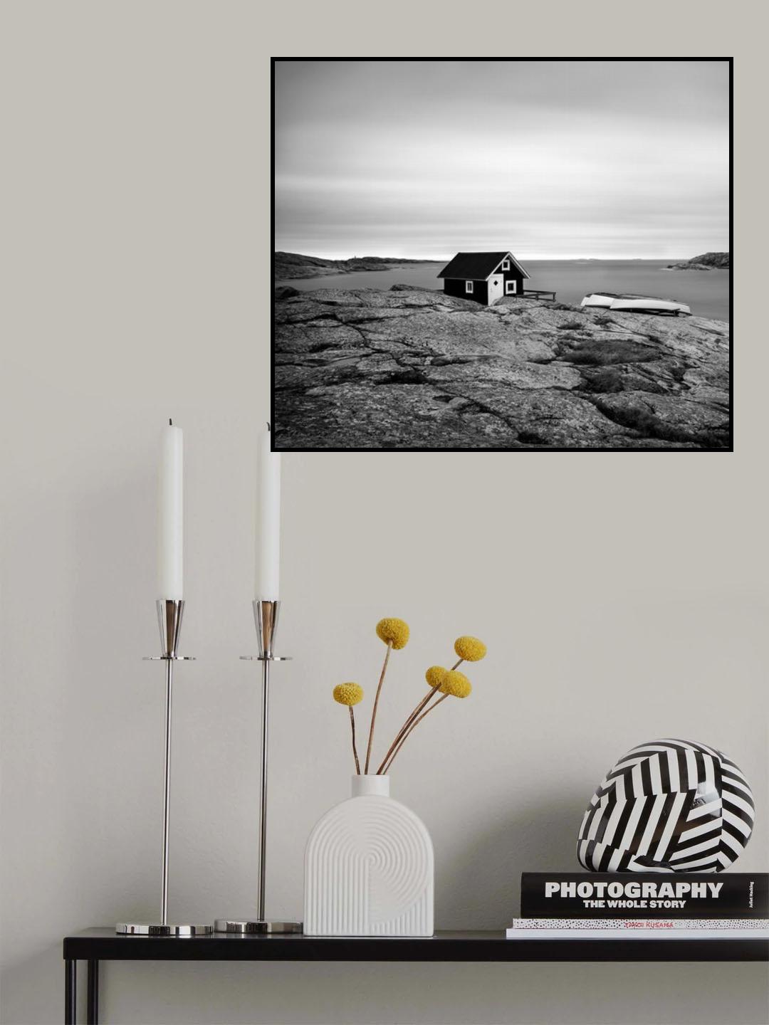 Coastal house Poster och Canvastavla