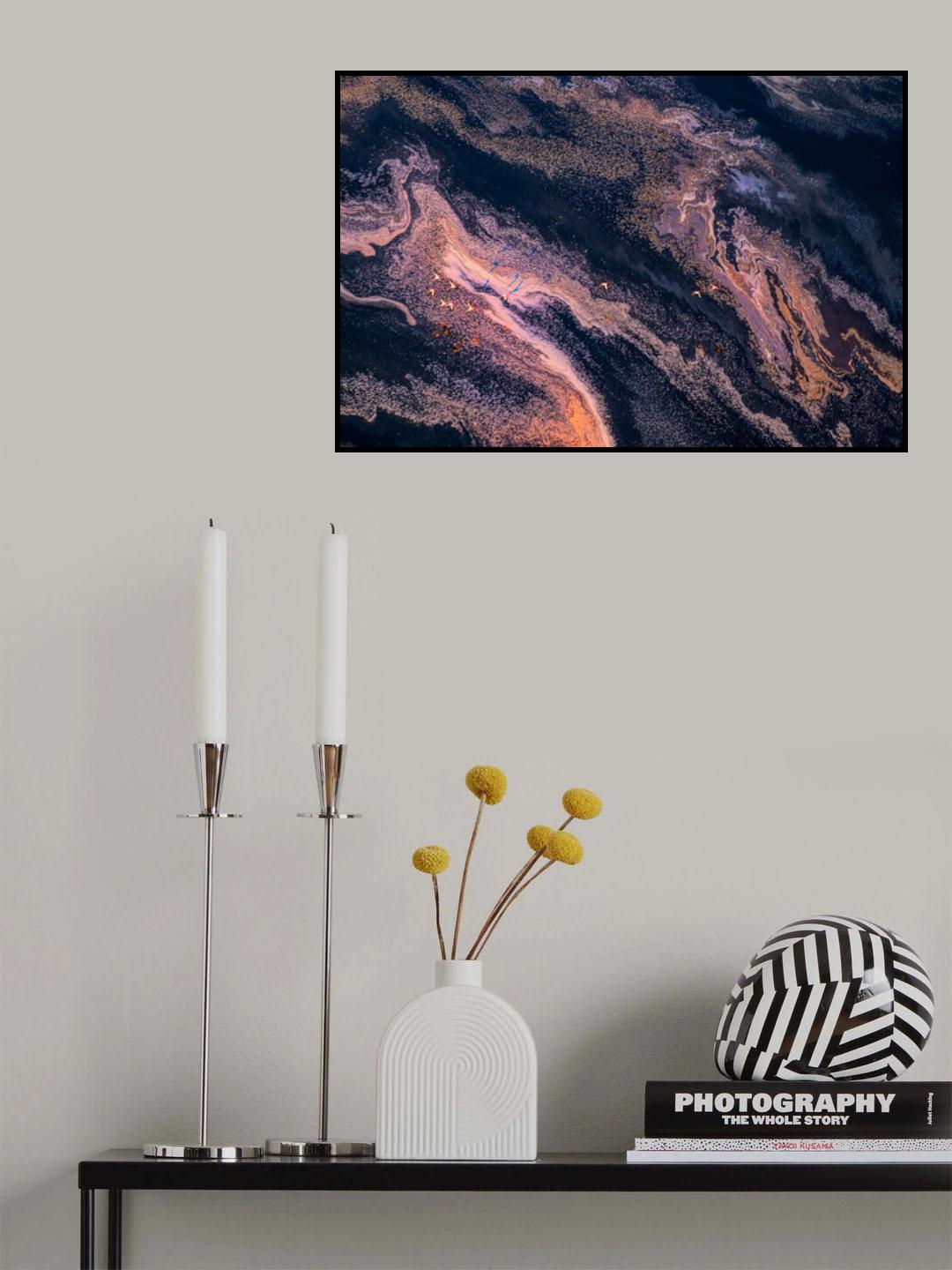 Sunset Flight Poster och Canvastavla