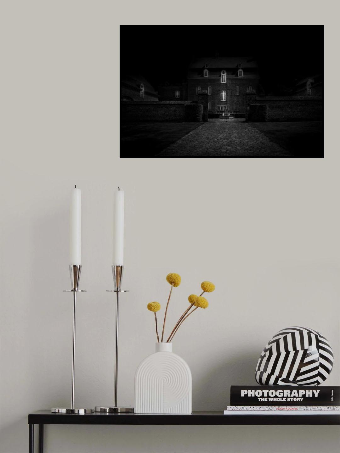 Kasteel Ridderborn Belgium Poster och Canvastavla