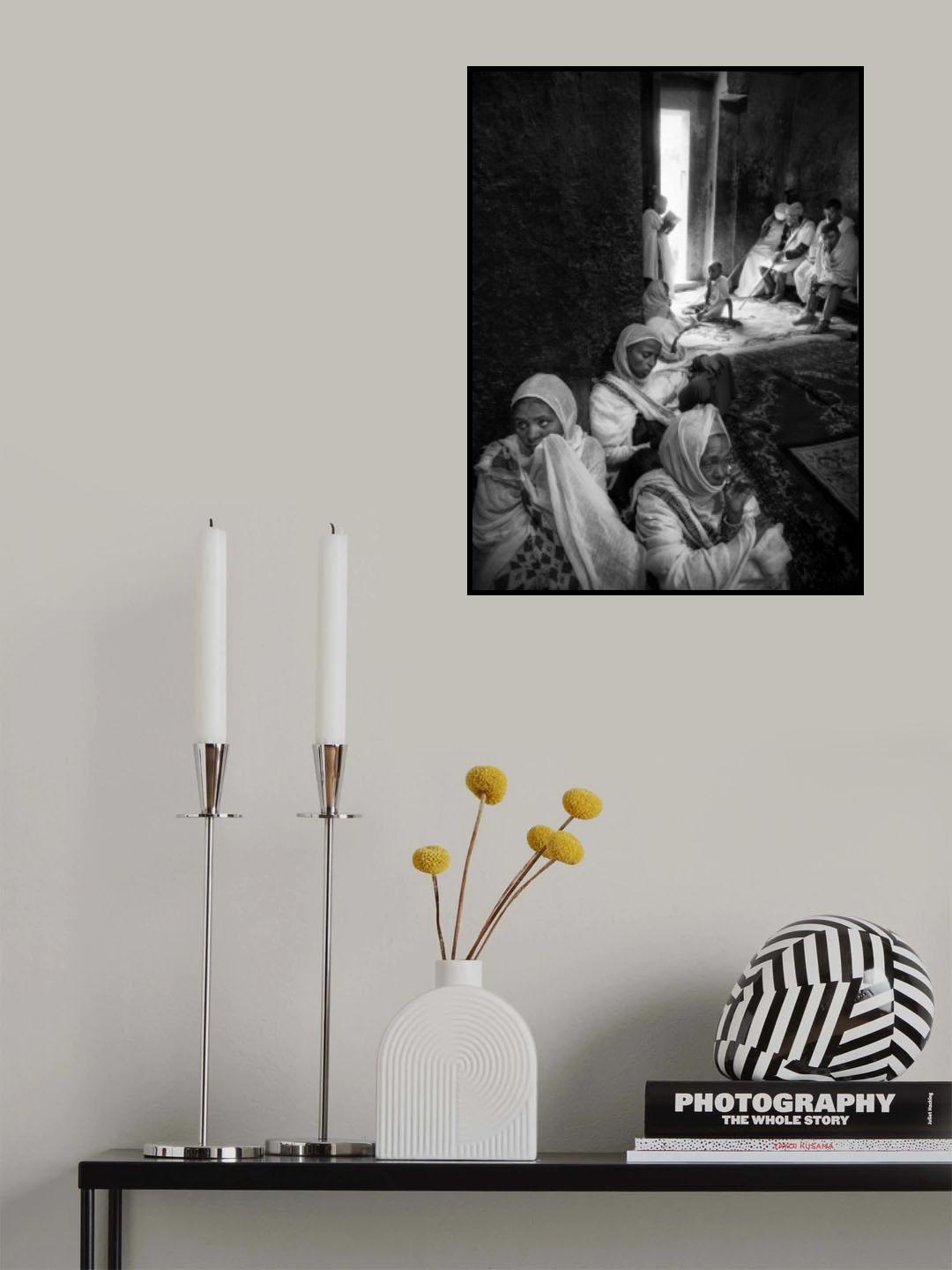 Waiting and praying. Poster och Canvastavla