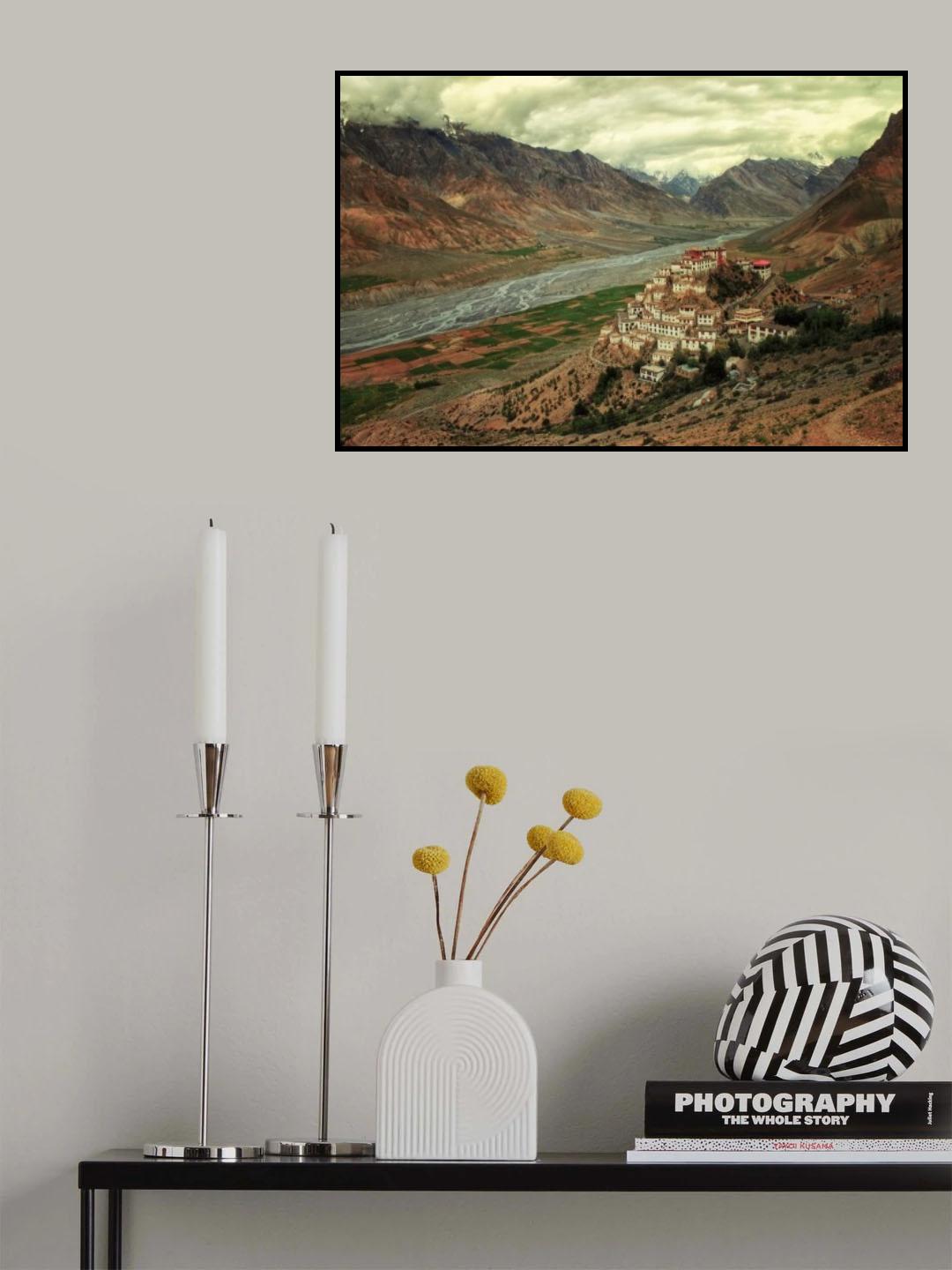 Ki Monastery Poster och Canvastavla