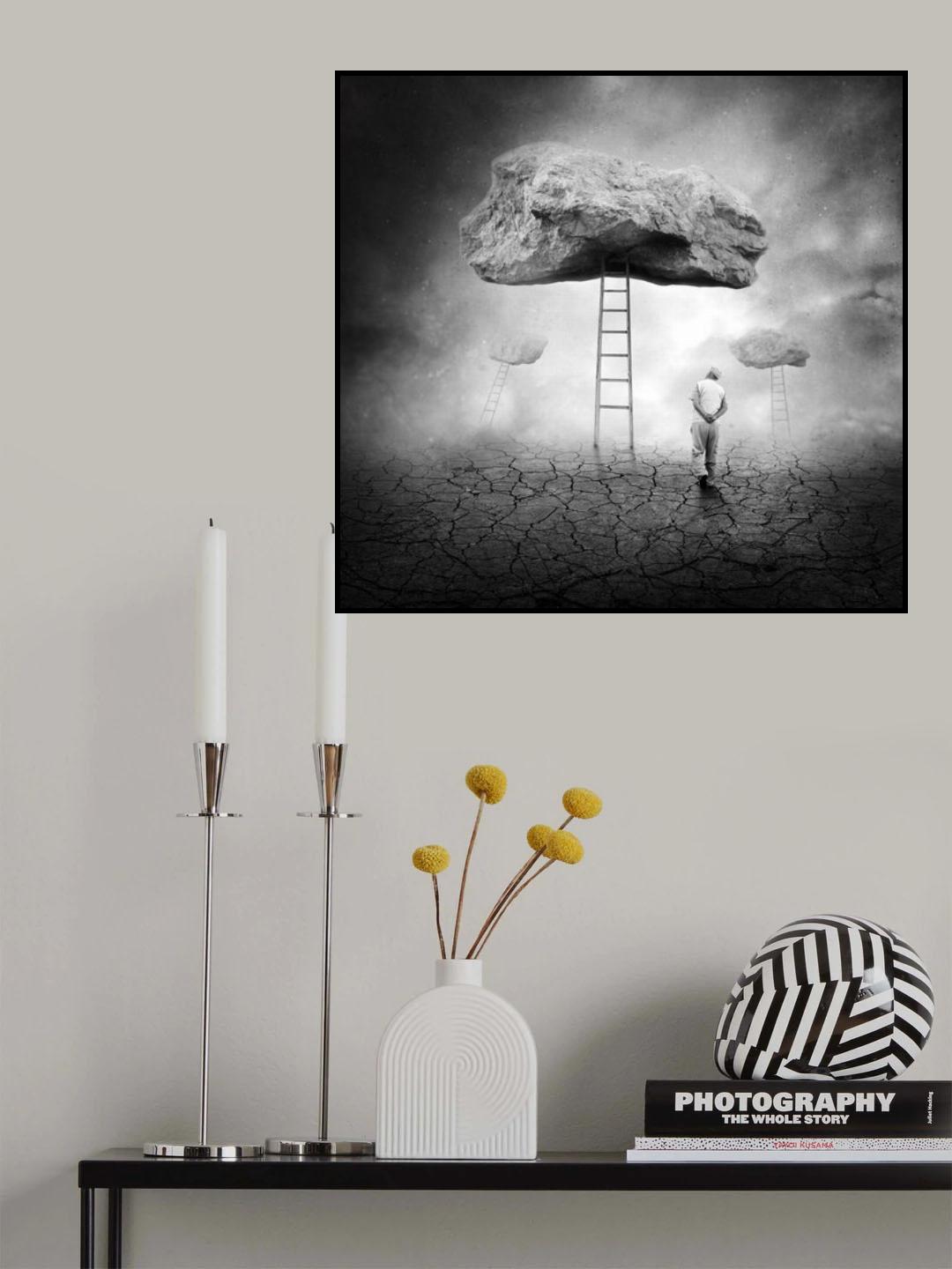 Surreal Walk Poster och Canvastavla