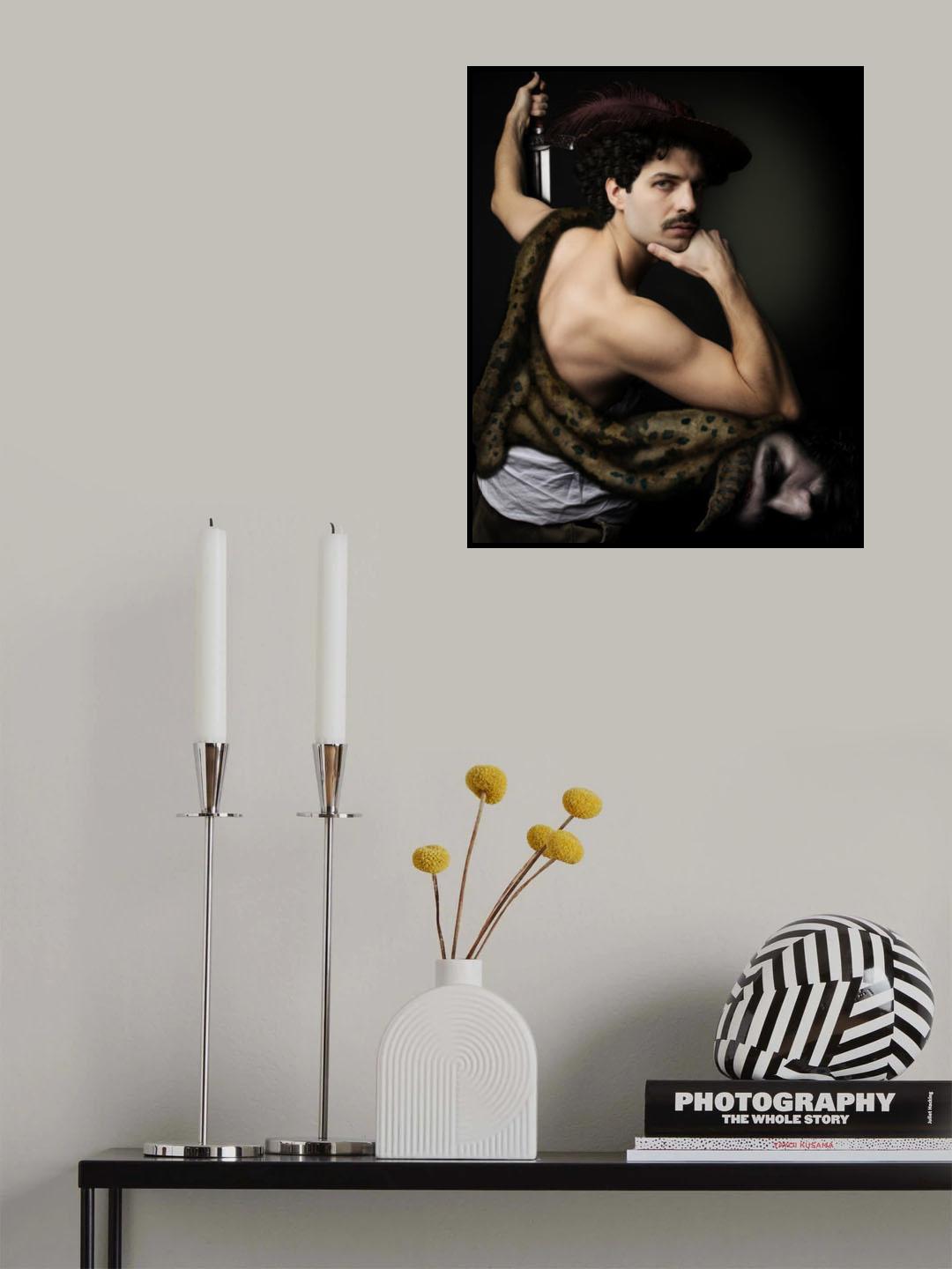 David with the Head of Goliath Poster och Canvastavla