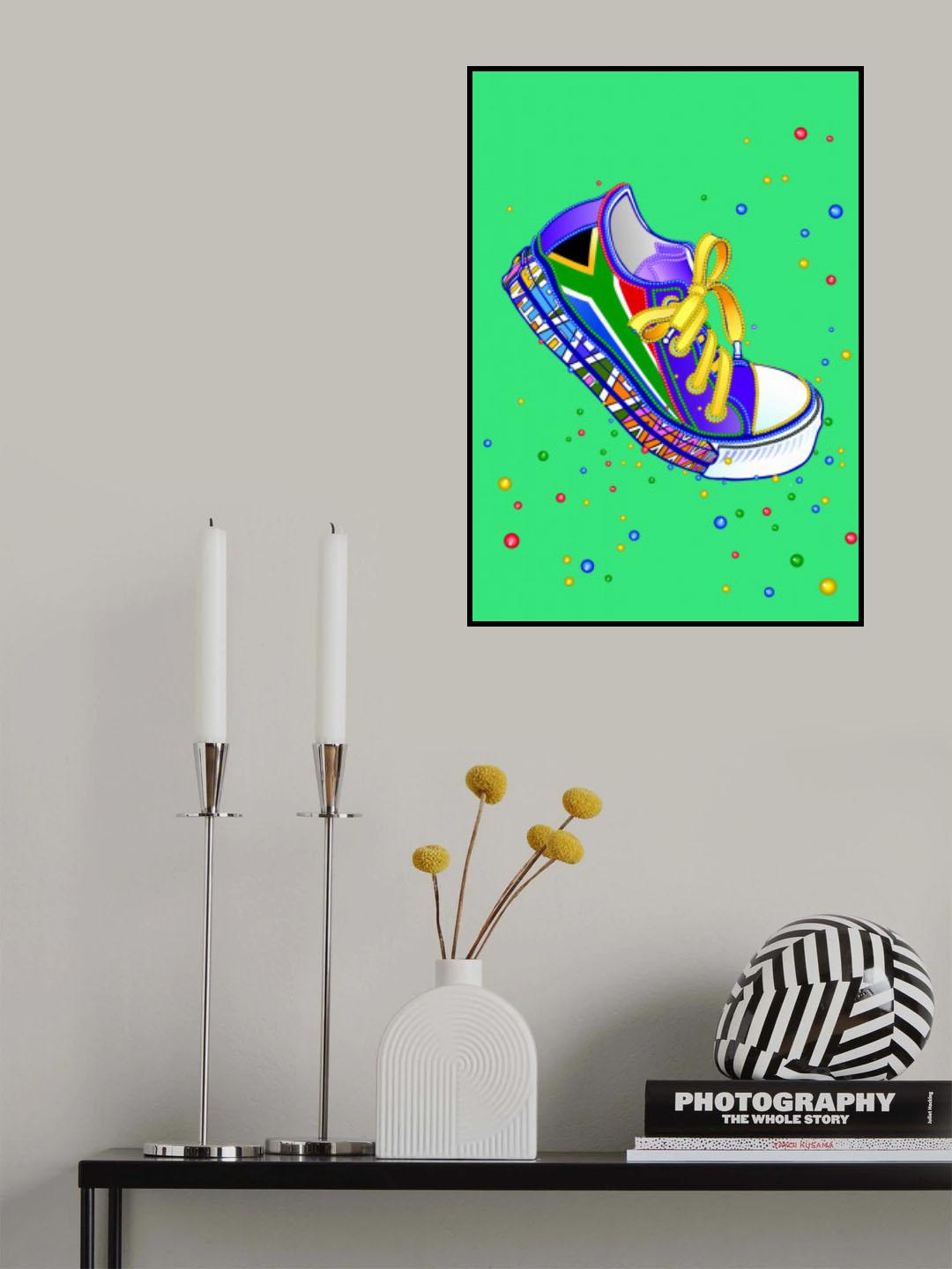 Sneaker South African Township Dance Poster och Canvastavla