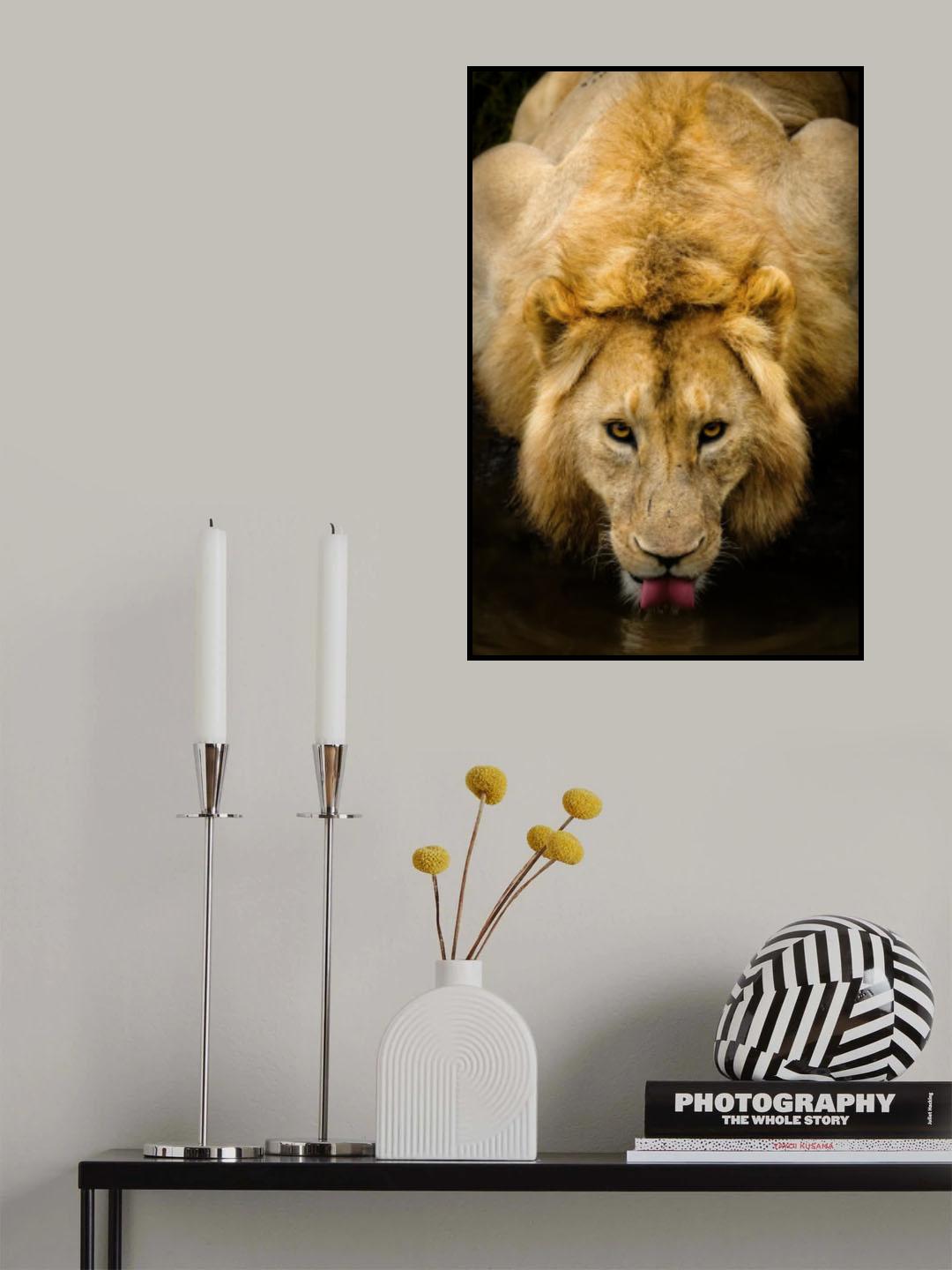 The King Poster och Canvastavla