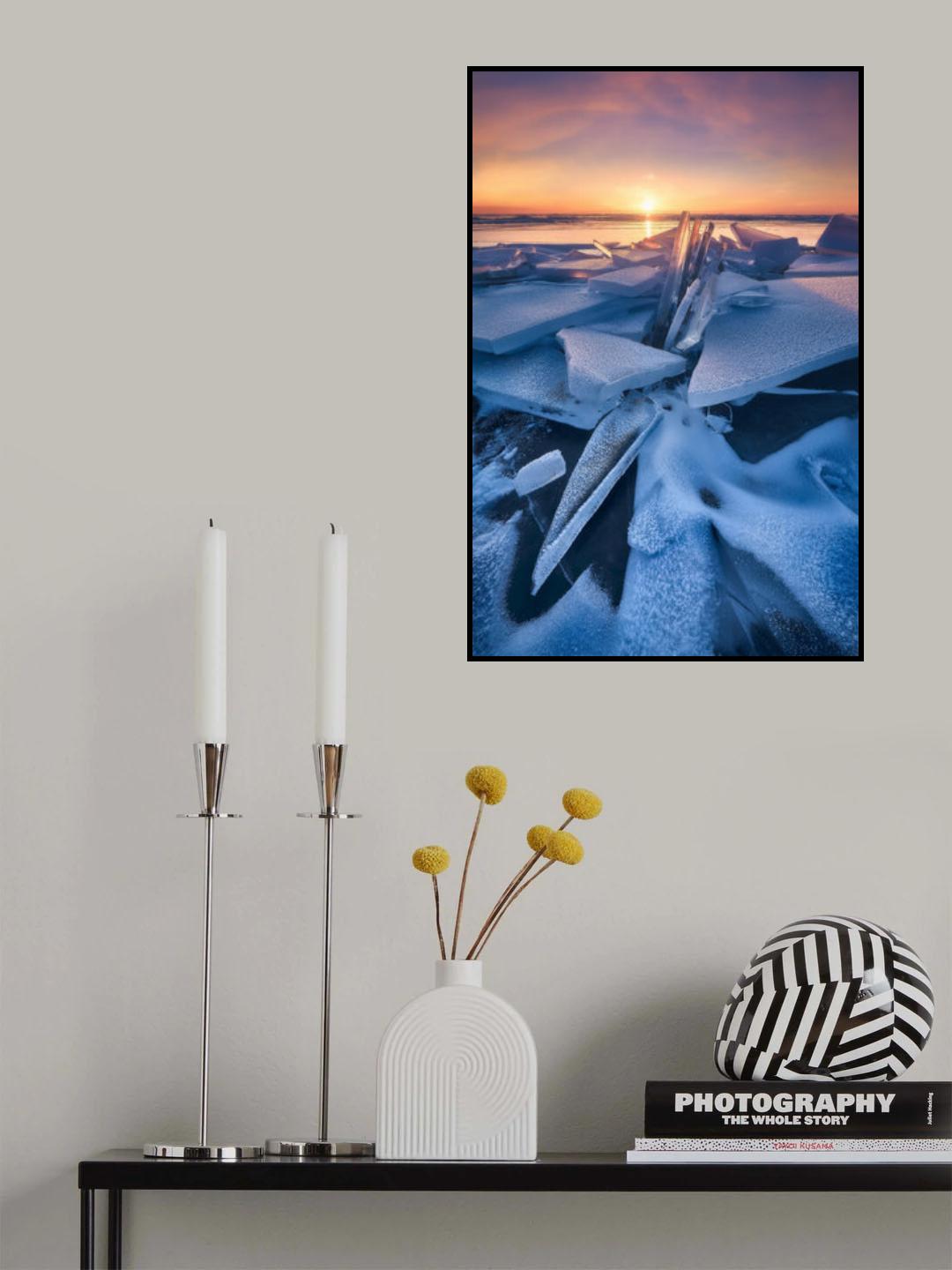 Sunrising Baikal Poster och Canvastavla