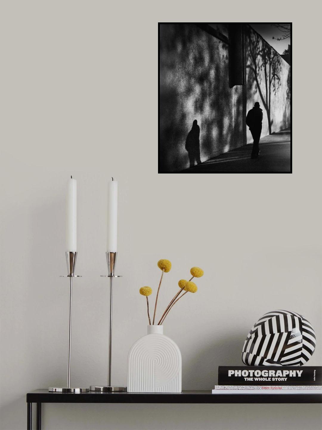 Shadows on Montana Avenue Poster och Canvastavla
