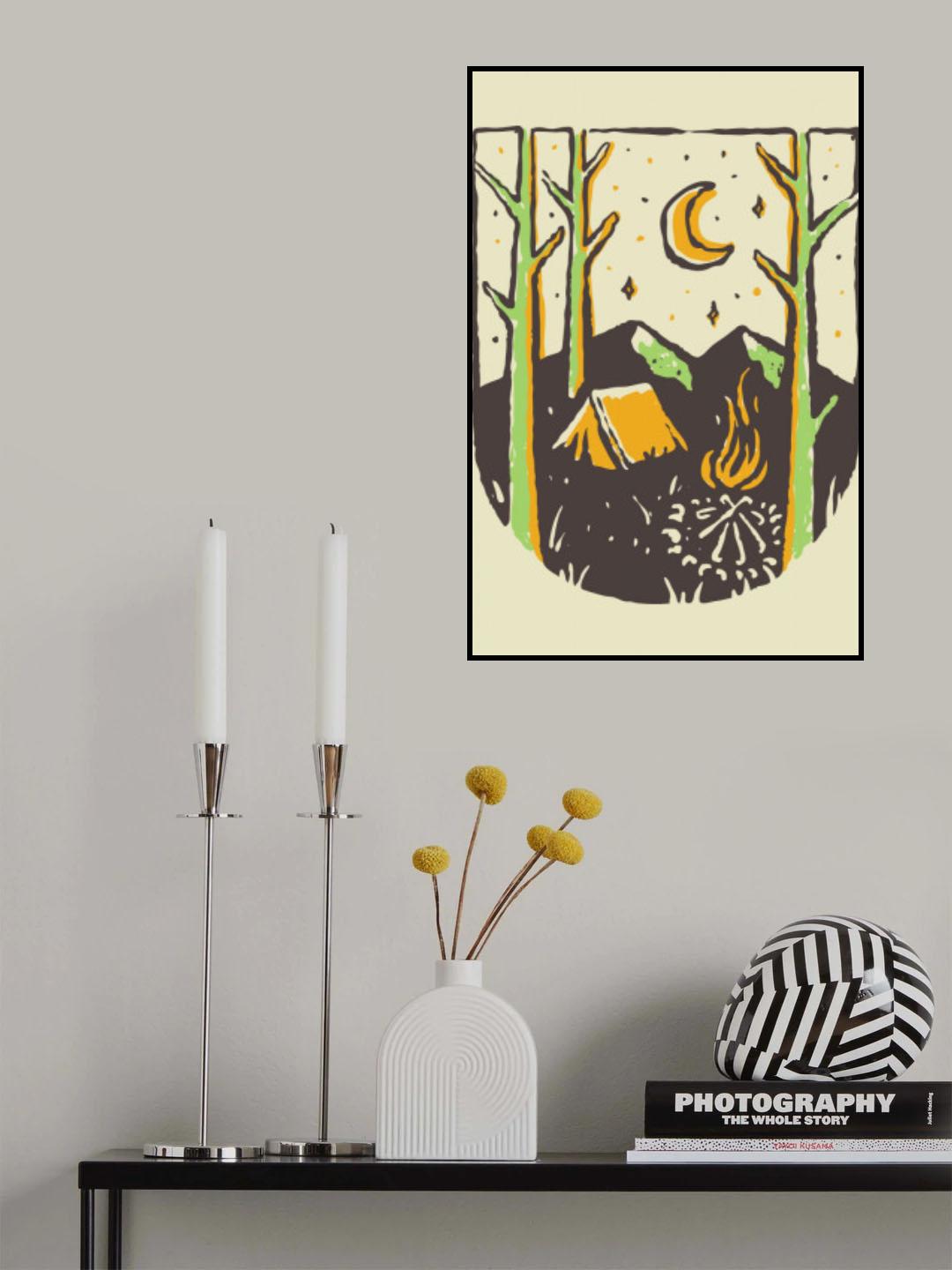 Camp Vibes Only Poster och Canvastavla