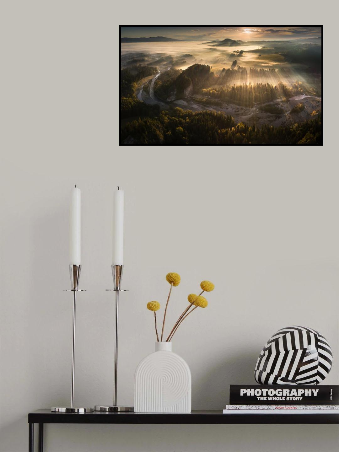 Bialka River Poster och Canvastavla