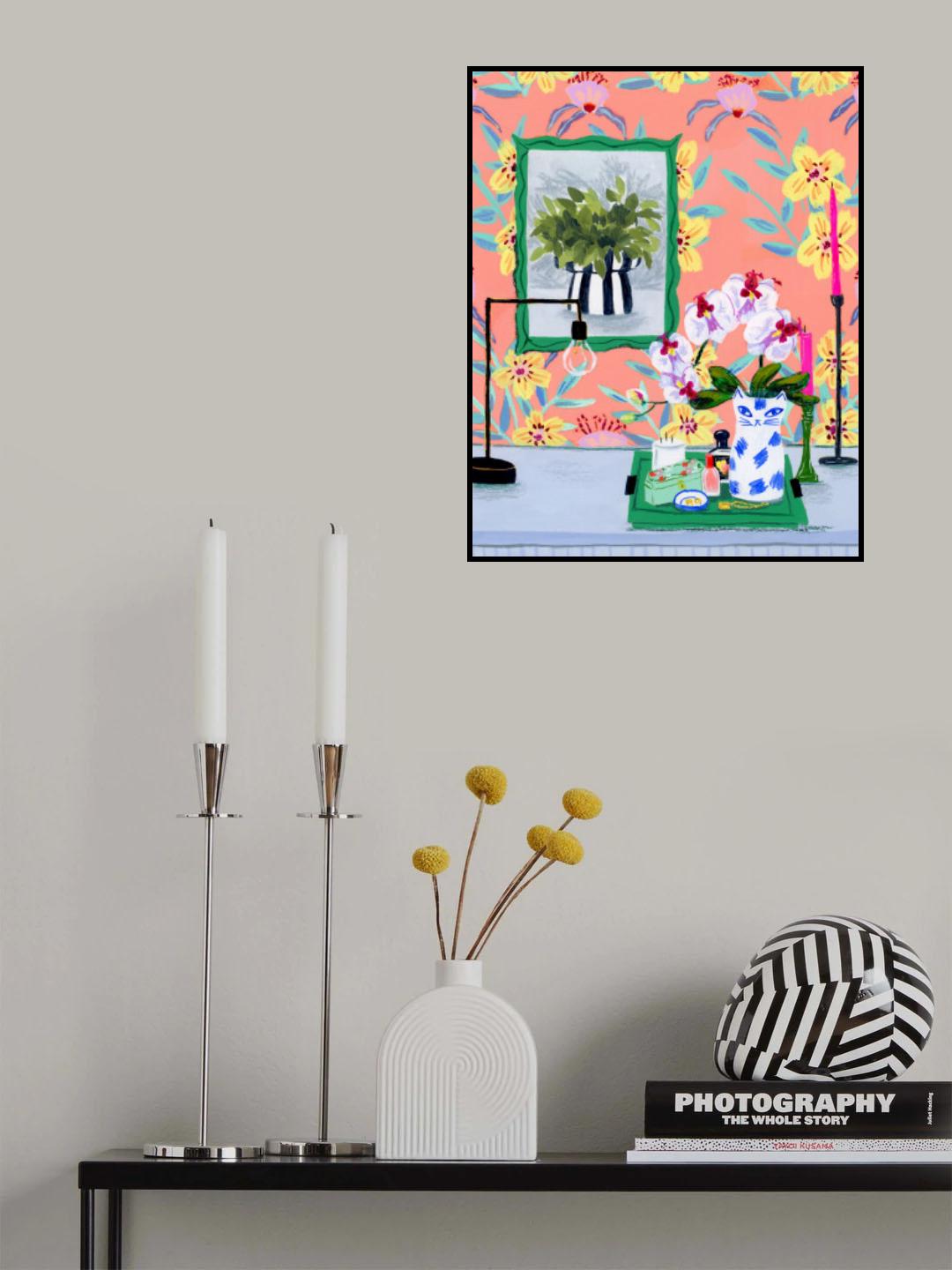 Funky Wallpaper Poster och Canvastavla
