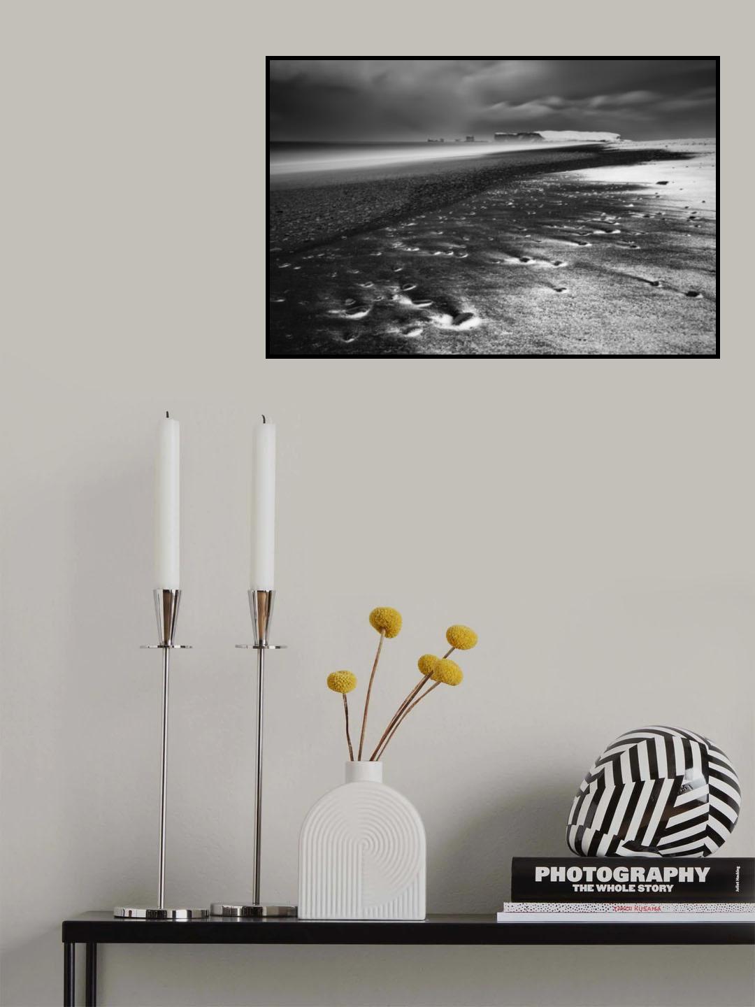 Wintry Reynisfjara Poster och Canvastavla