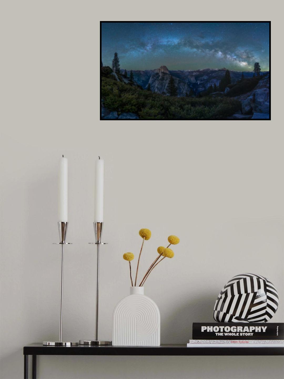 Glacier Point Milky Way Poster och Canvastavla