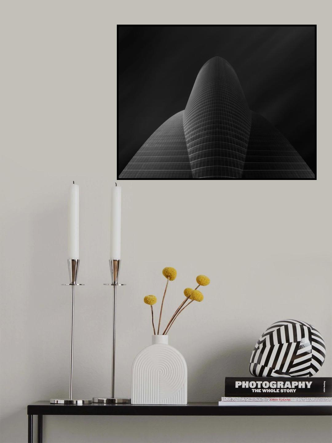 Space Tower Poster och Canvastavla