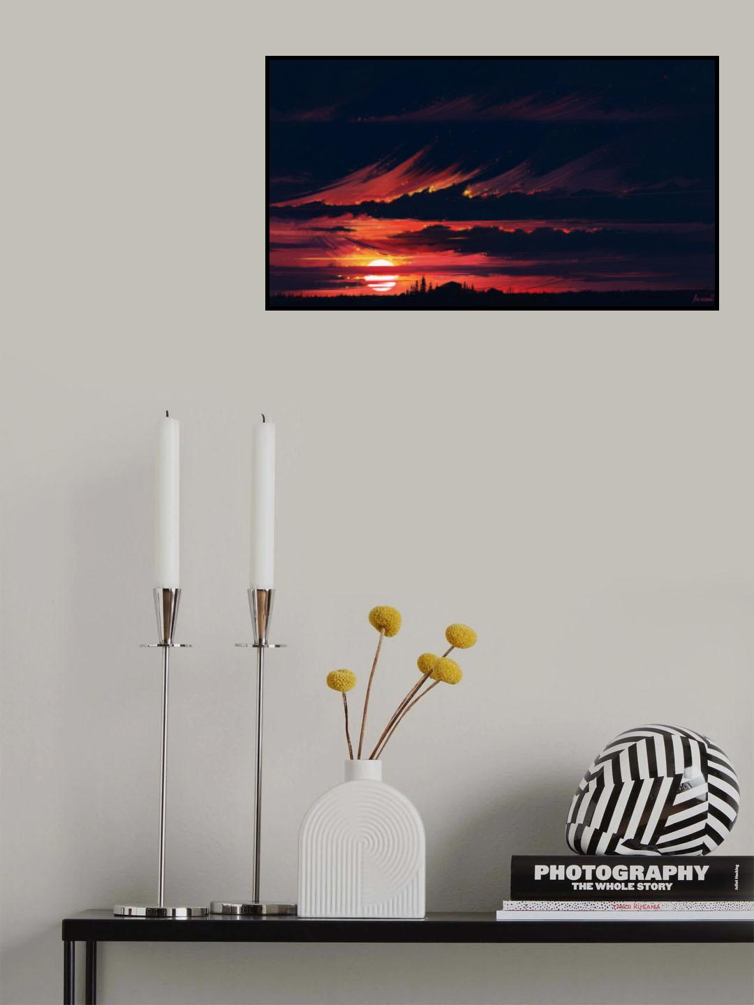 Redmoon7k.png Poster och Canvastavla
