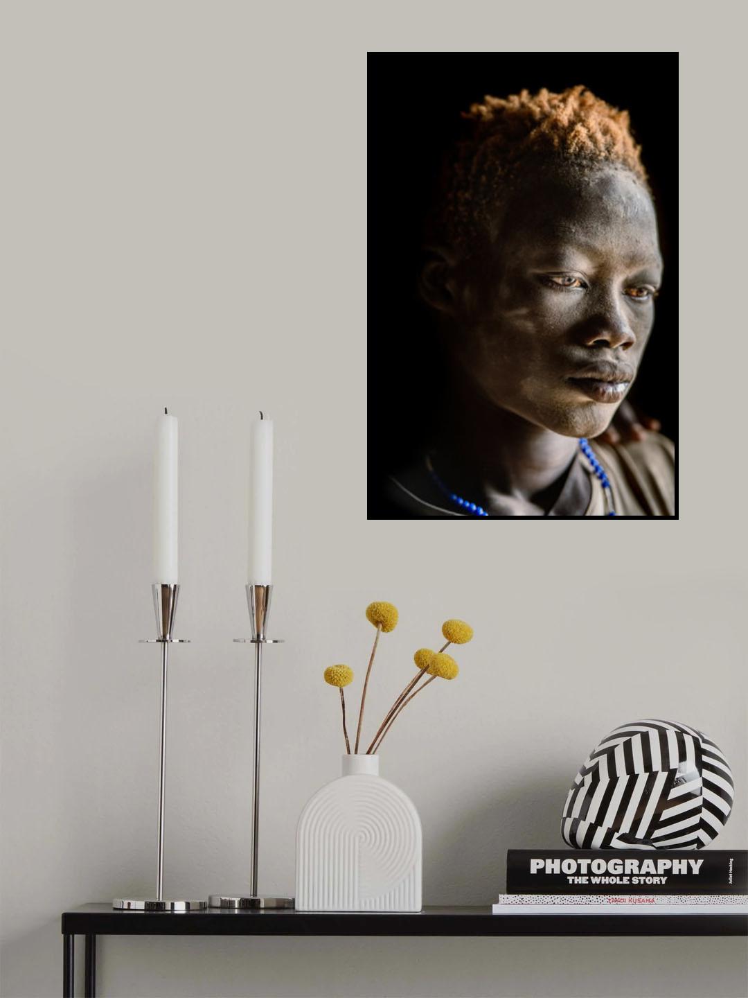 Mundari portait Poster och Canvastavla