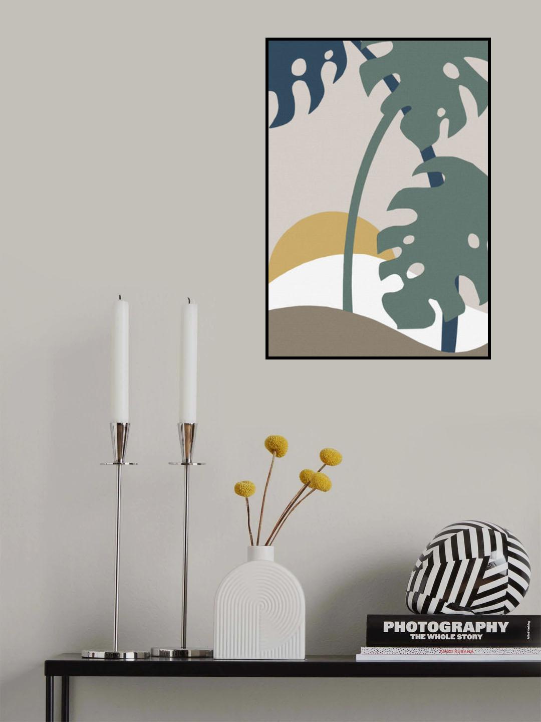 Monstera Cut Out 02 Poster och Canvastavla