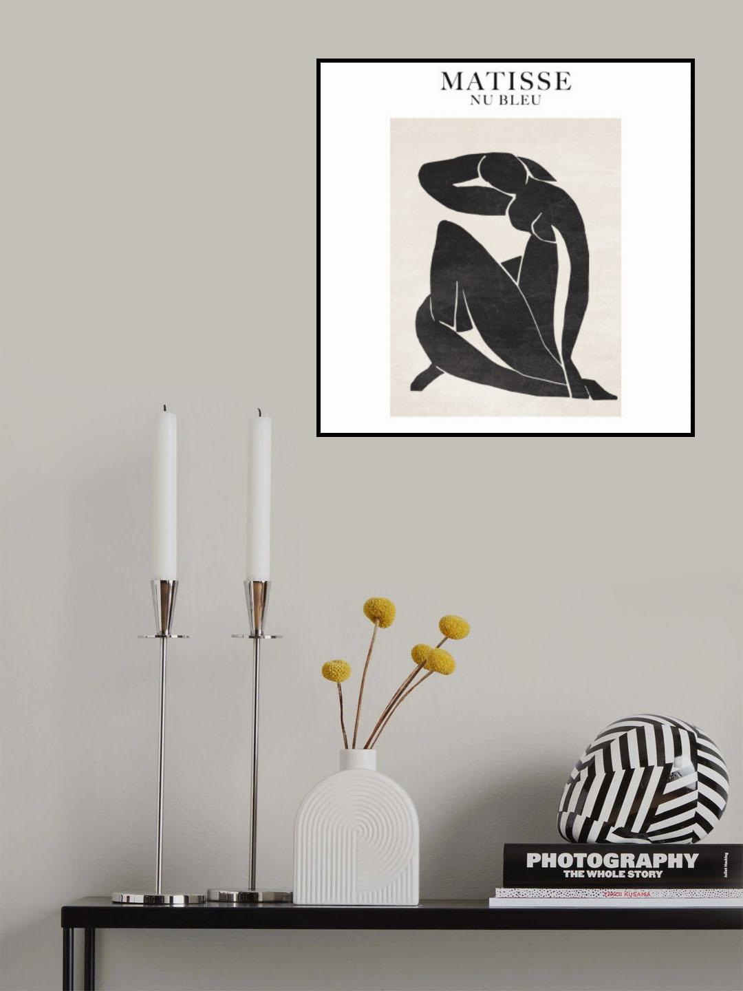 Light Nu Bleu Poster och Canvastavla