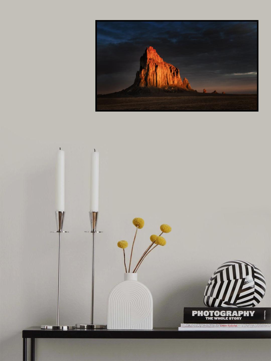 Golden Mountain Poster och Canvastavla