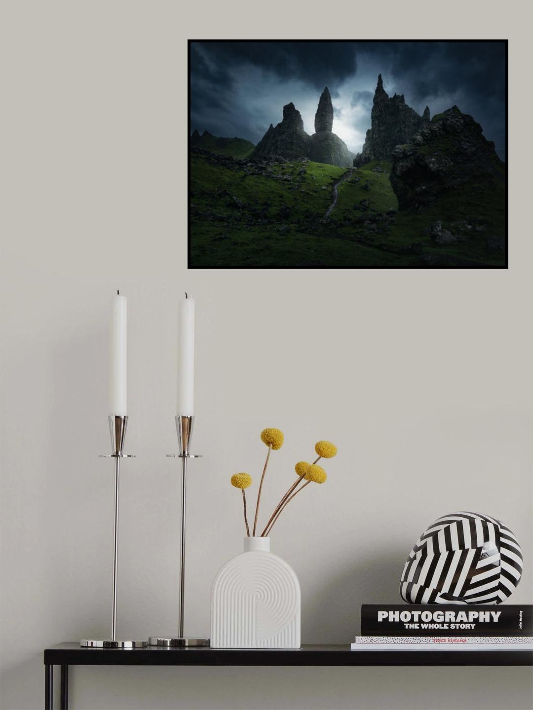 Dark mass Storr. Poster och Canvastavla