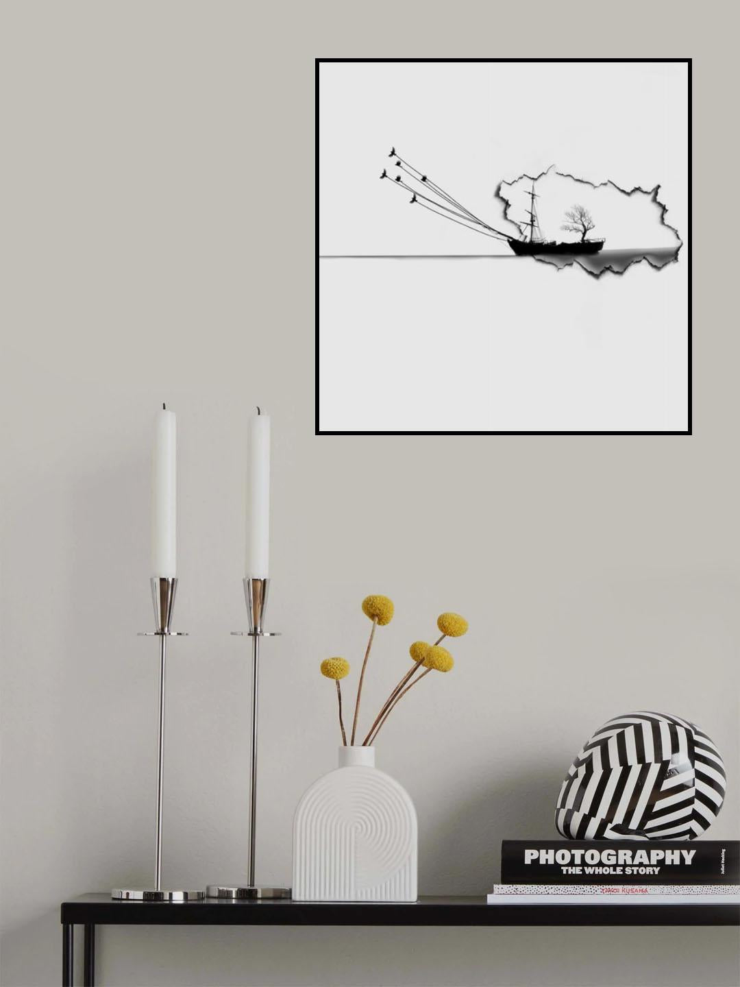 Help Poster och Canvastavla