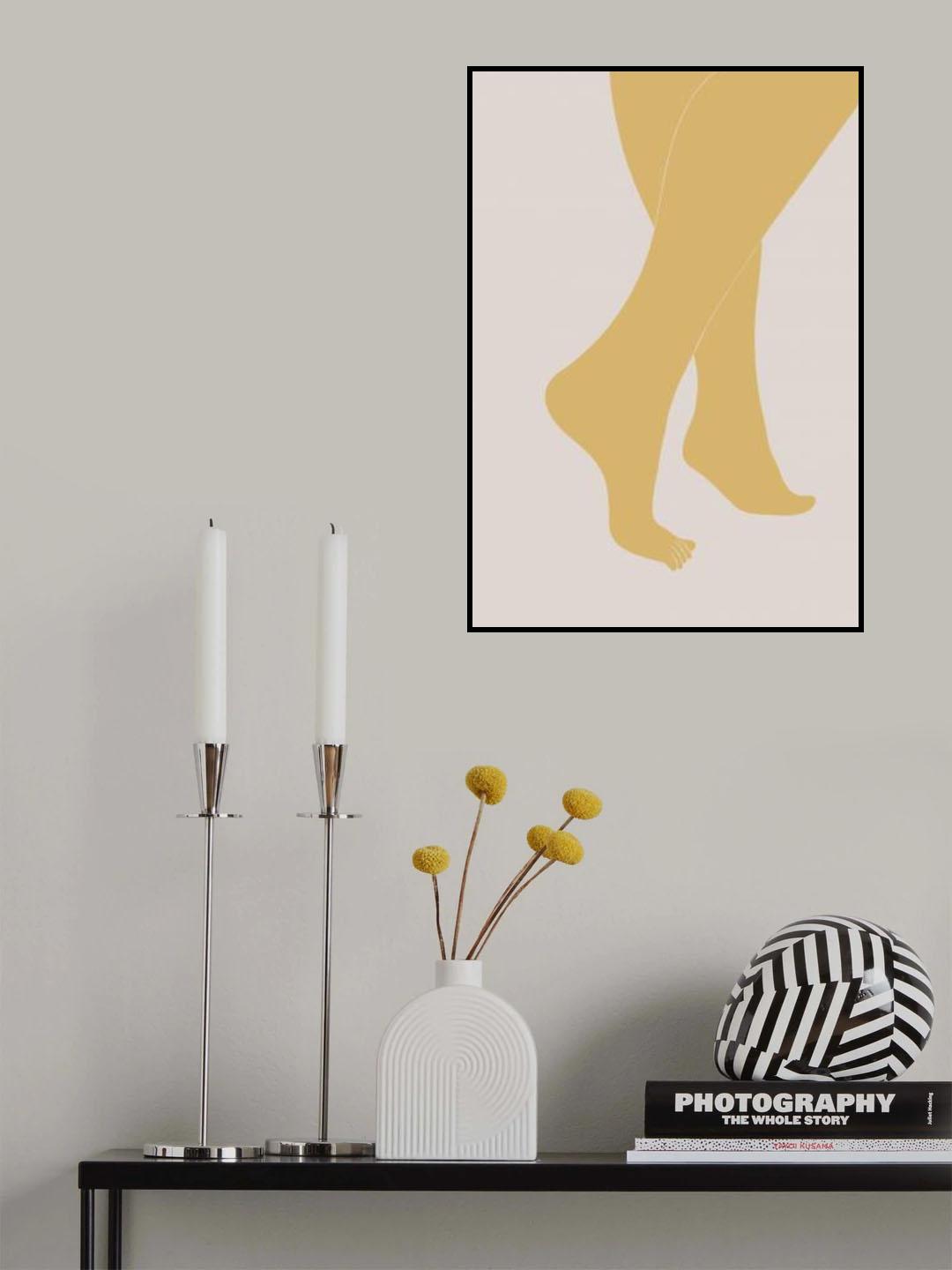 Tip Toe Poster och Canvastavla