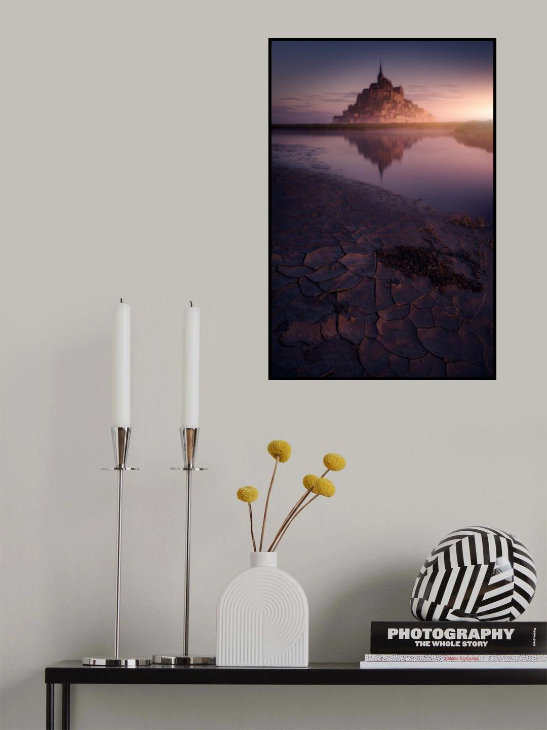 Mont St. Michelle Poster och Canvastavla
